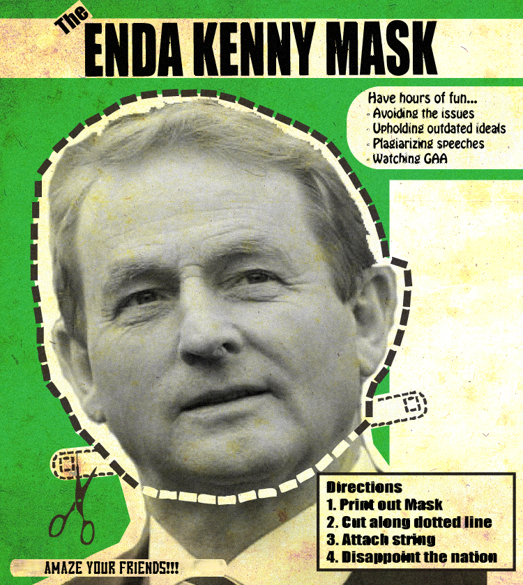 The Enda Kenny Mask